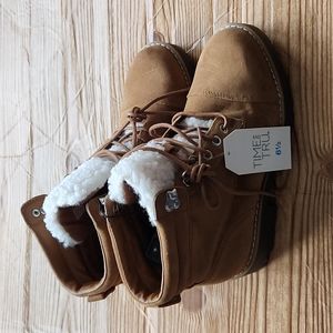 NWT Time & Tru Camel Colored Suede boots sz 6.5